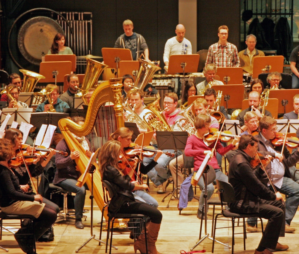 Brass Band und Sinfonieorchester vereint