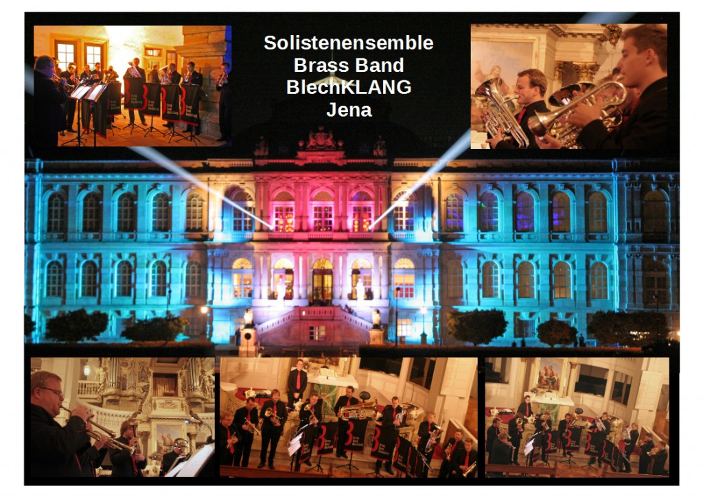 Das Solistenensemble der Brass Band BlechKLANG bei der Gothaer Nacht der Museen