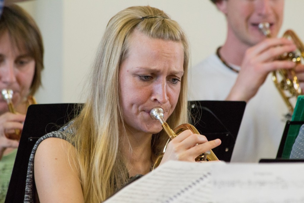 Ulrike bei der Deutschen Brass Band Meisterschaft 2016