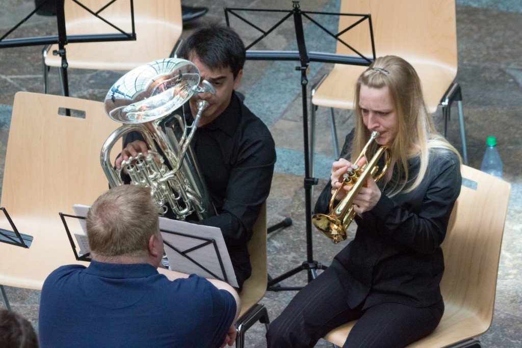 Ulrike bei der Deutschen Brass Band Meisterschaft 2016