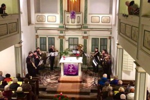 Brass Band BlechKLANG Bläserweihnacht 2017 Blech trifft Orgel Winzerla