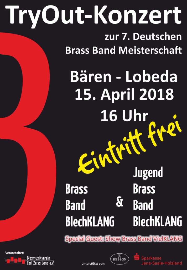 Try Out Konzert Brass Band BlechKLANG Deutsche Brass Band Meisterschaft
