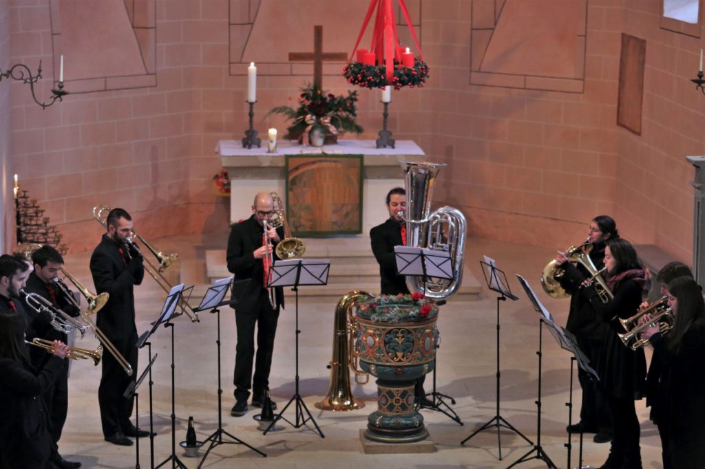 Brass Band BlechKLANG Bläserweihnacht 2018 Blech trifft Orgel