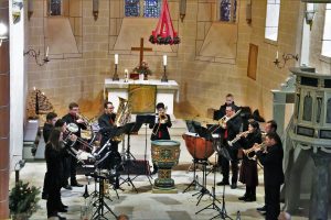 Solistenensemble der Brass Band BlechKLANG bei Blech trifft Orgel