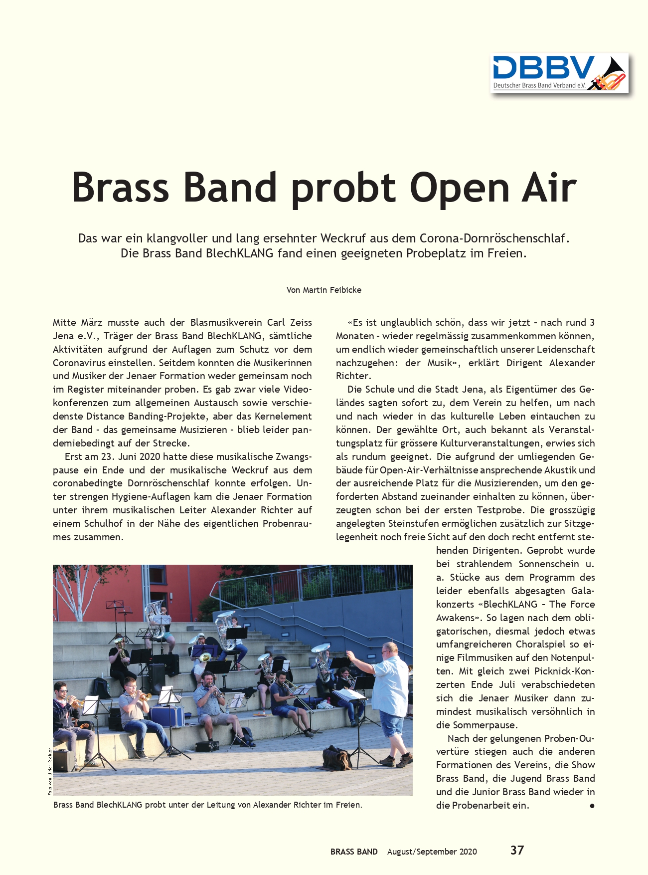Artikel Brass Band über Brass Band BlechKLANG