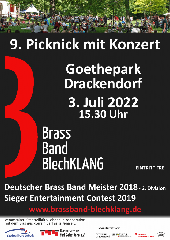 Brass Band BlechKLANG Picknickkonzert 2022