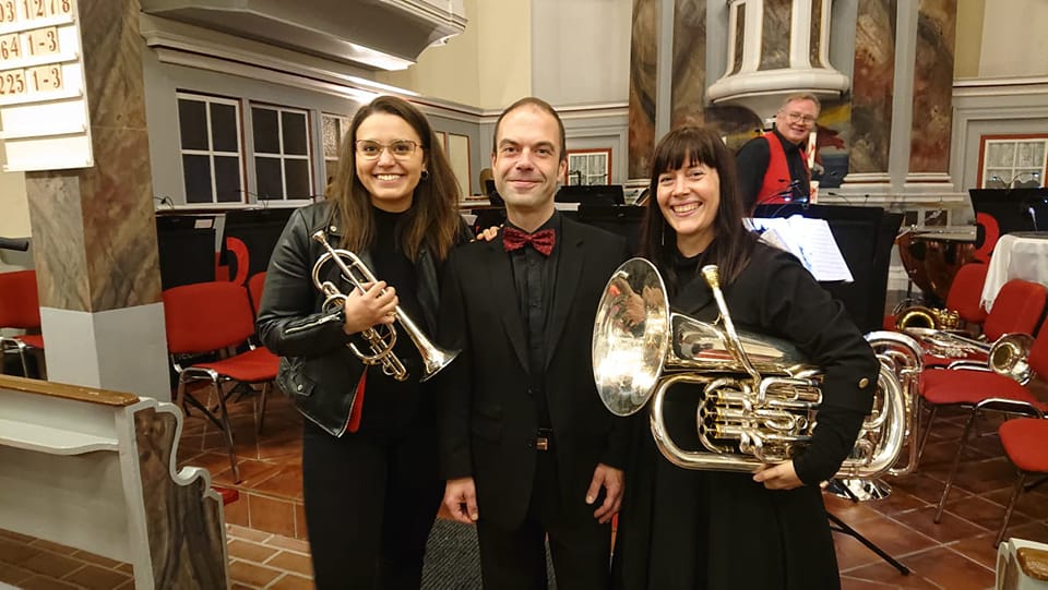 Kirchenkonzerte Brass Band BlechKLANG 2022 Robin Kürschner Andrea Hobson