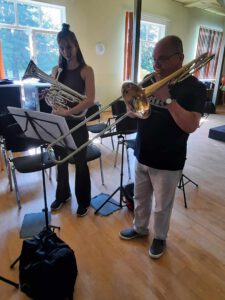 Chris Houlding beim International Summer Brass Band Camp 2023