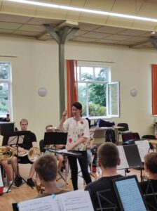 Helen Varley beim International Summer Brass Band Camp 2023