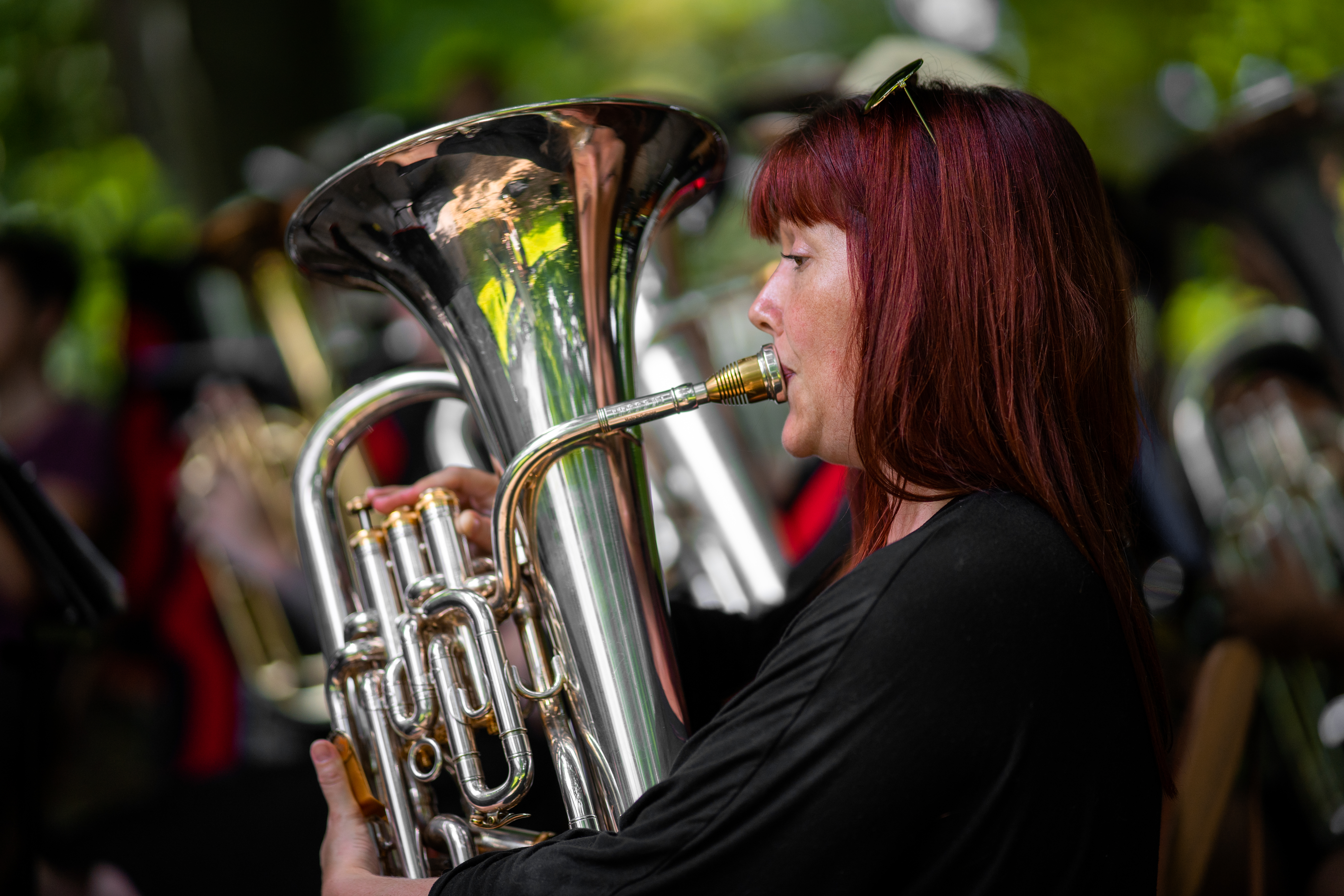 Andrea beim Picknickkonzert 2021 in Zeitz