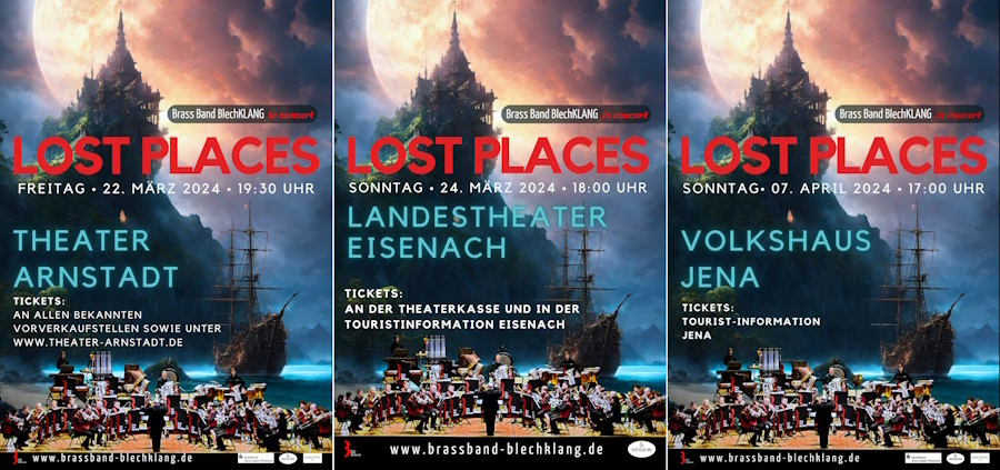Brass Band BlechKLANG in Concert 2024 - Lost Places - Galakonzert