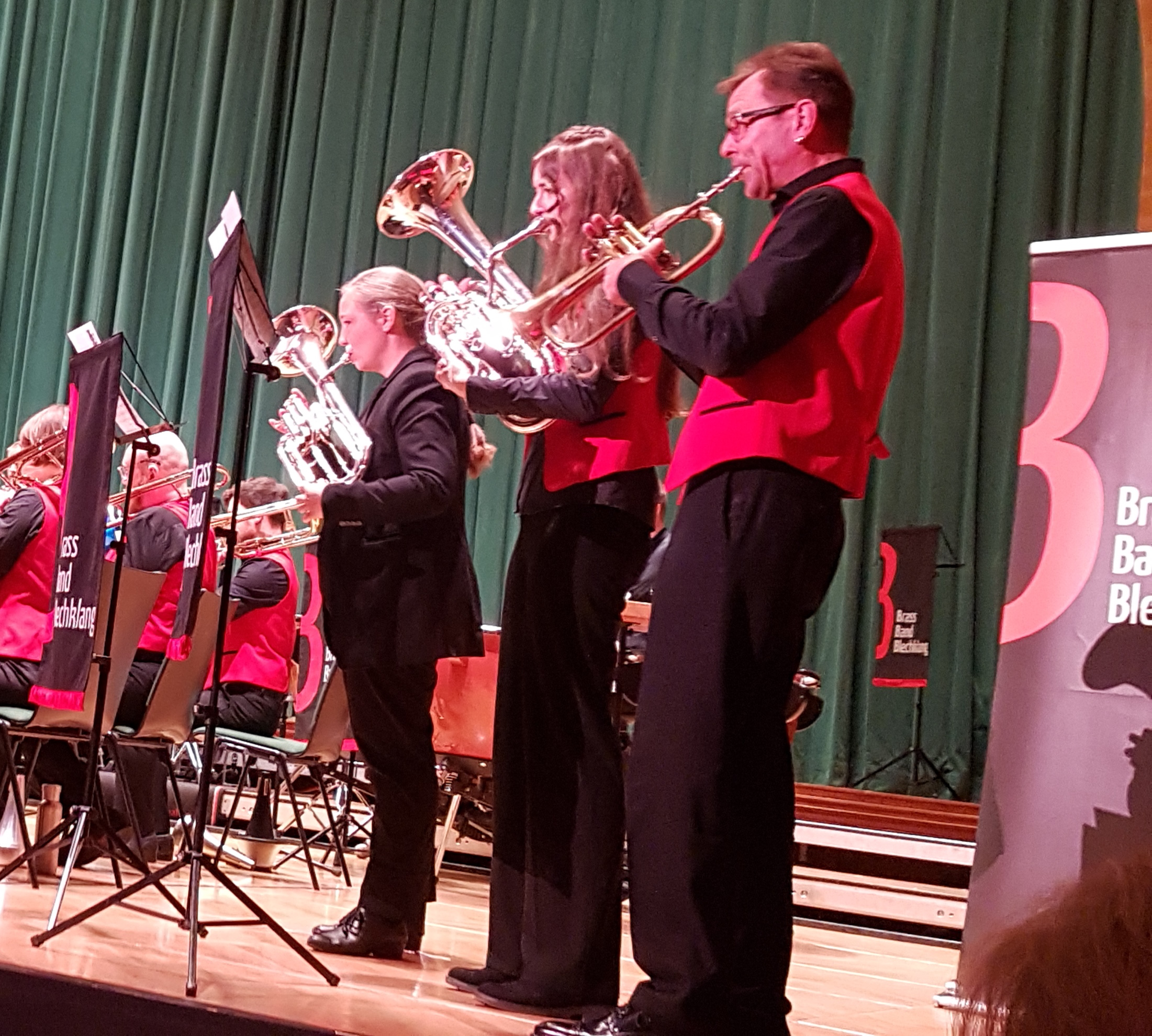Janice, Julia und Thorsten - Brass Band BlechKLANG
