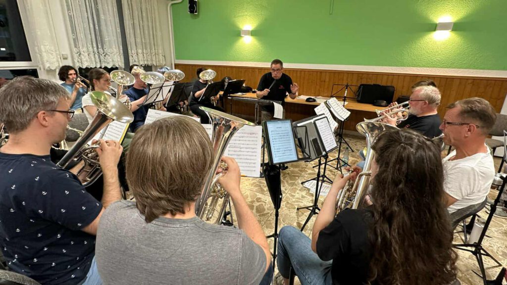 Probe Brass Band BelchKLANG Probenwochenende on the Road 2025