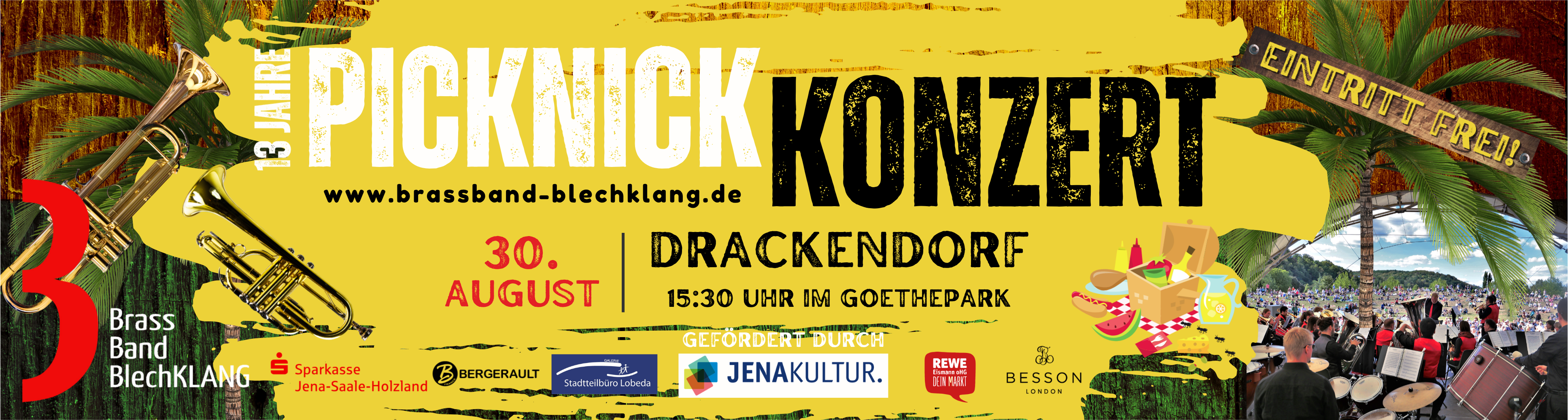 Brass Band BlechKLANG Picknickkonzert 2026